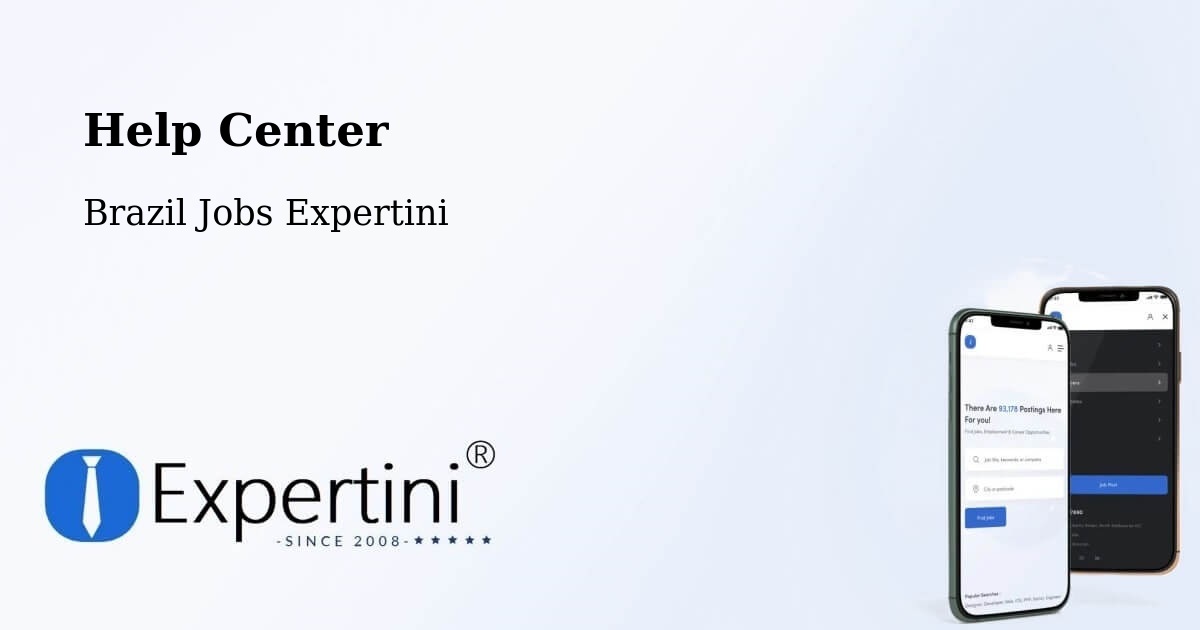 Help Center – Darcinópolis - Brazil Jobs Expertini